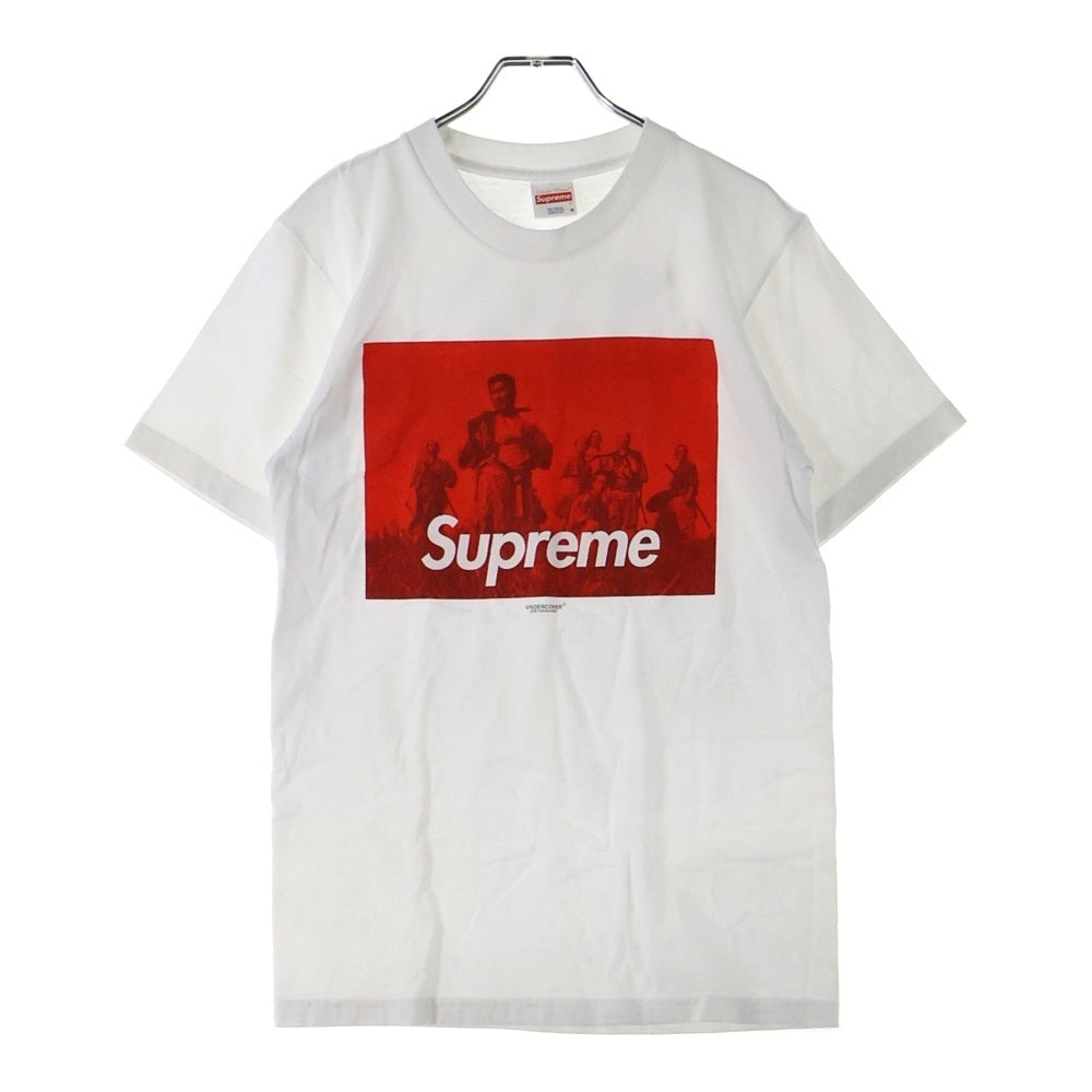 SUPREME(シュプリーム) 16AW ×UNDERCOVER Seven Samurai Tee アンダーカバー セブンサムライ ロゴプリント クルーネック 半袖Tシャツ カットソー ホワイト/レッド