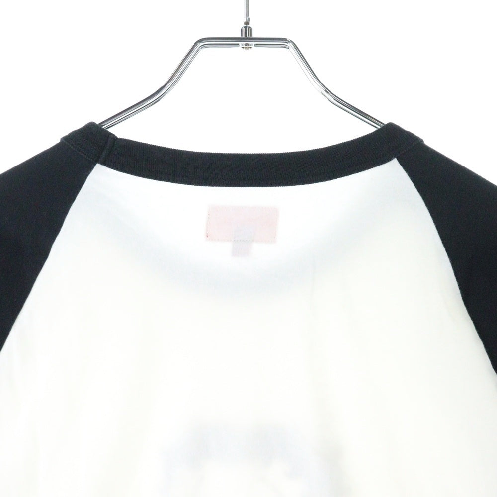 SUPREME(シュプリーム) 16SS Betty Boop Raglan L/S Tee ベティブープ アームロゴ プリント クルーネック ラグラン ロングスリーブ 長袖Tシャツ カットソー ホワイト/ブラック