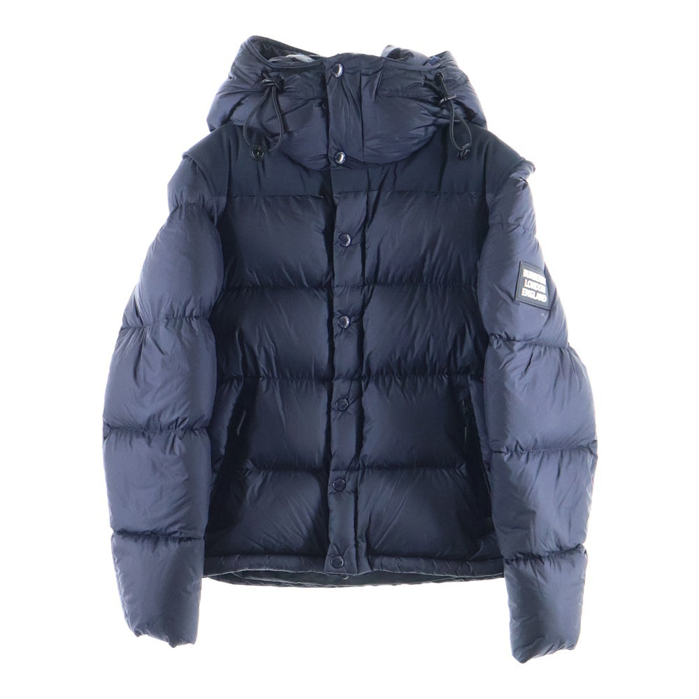 BURBERRY(バーバリー) LOCKWELL ノバチェック 2WAYフードジャケット ベスト ネイビー 8013732