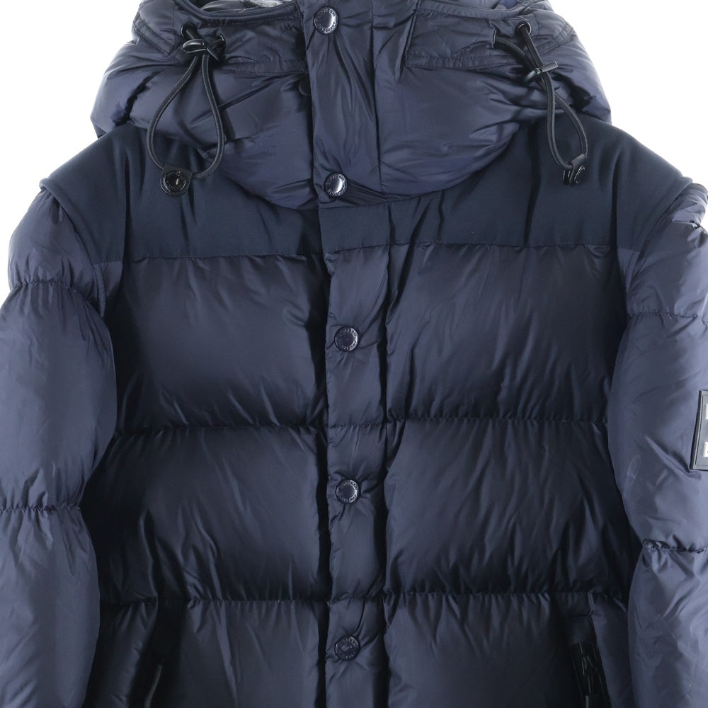 BURBERRY(バーバリー) LOCKWELL ノバチェック 2WAYフードジャケット ベスト ネイビー 8013732