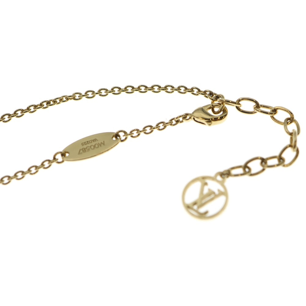 LOUIS VUITTON(ルイヴィトン) LVアイコニック ラインストーン ブレスレット チェーン ゴールド GP M00587
