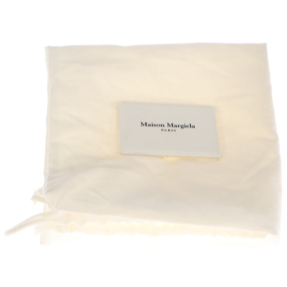 Maison Margiela 0(メゾンマルジェラ) ミニボックスバッグ ミニハンドバッグ ケース ポーチ ブラック レザー SA2VL0012 シルバー金具