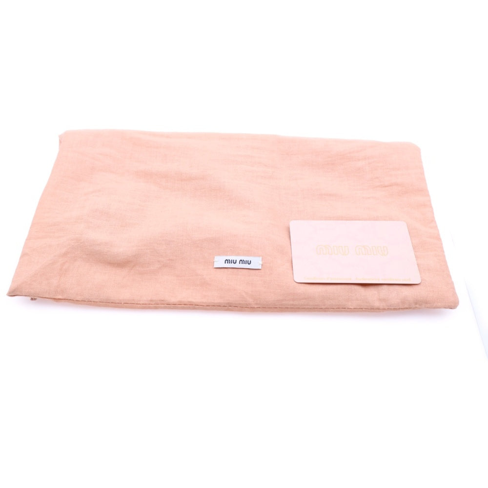 miumiu(ミュウミュウ) マドラス ショルダーバッグ ミニバッグ ピンク レザー 5BH609 ゴールド金具