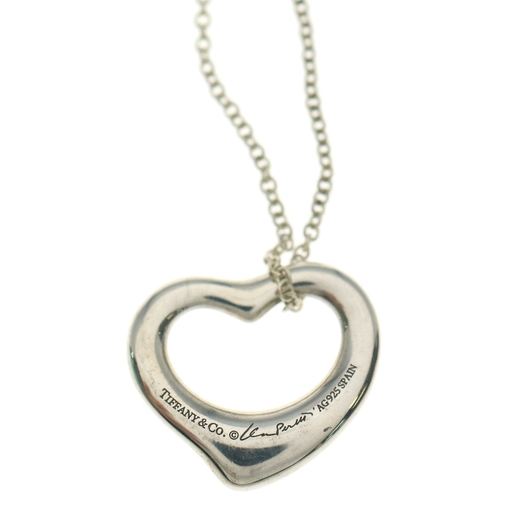 TIFFANY & Co.(ティファニー) オープンハート ネックレス ペンダント チェーン シルバー AG925