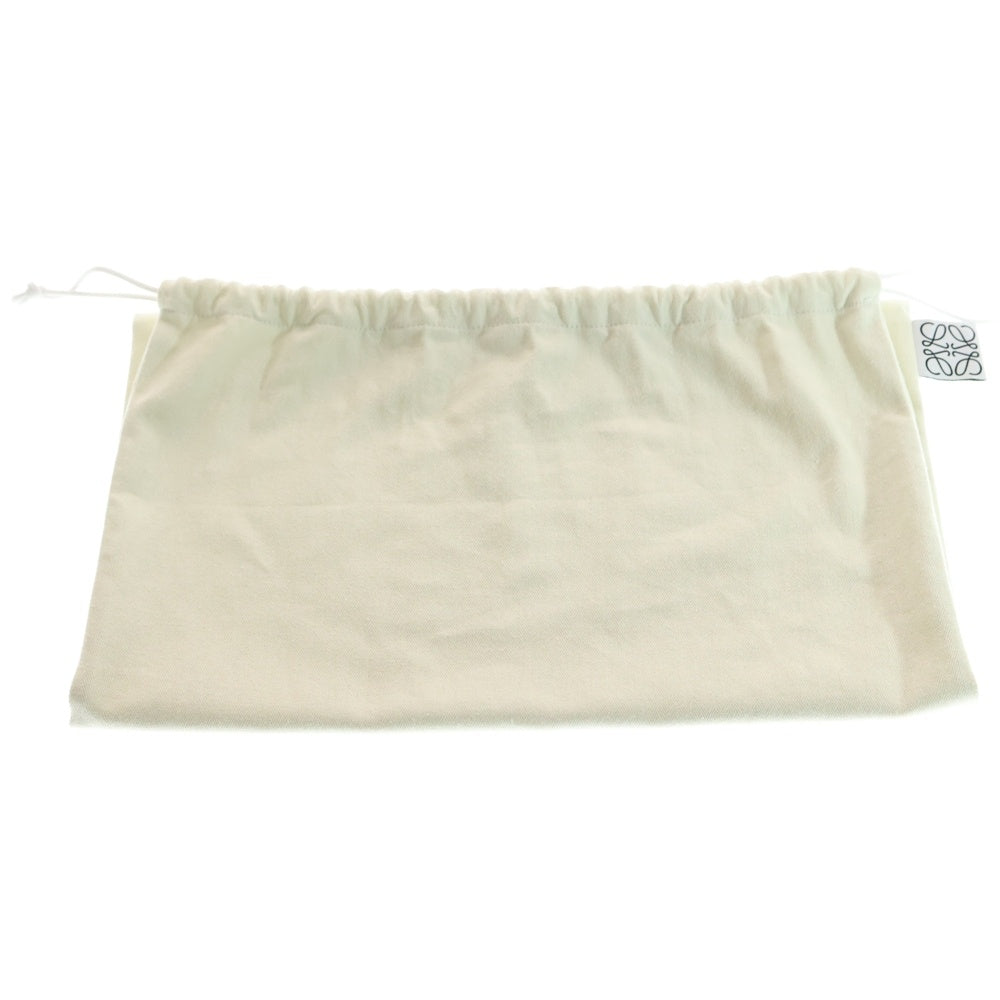 LOEWE(ロエベ) ハンモック コンパクト アナグラムロゴ レザー 2WAY ハンド ショルダーバッグ シルバー金具 ブラック