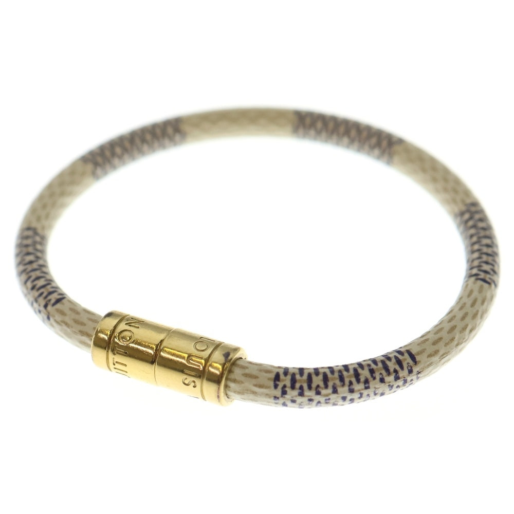 LOUIS VUITTON(ルイヴィトン) ダミエアズール ブラスレ ブレスレット アイボリー M6607E ゴールド金具