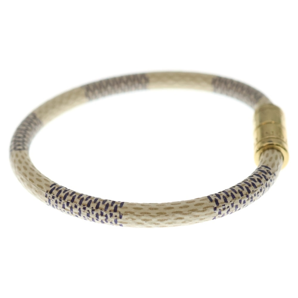 LOUIS VUITTON(ルイヴィトン) ダミエアズール ブラスレ ブレスレット アイボリー M6607E ゴールド金具