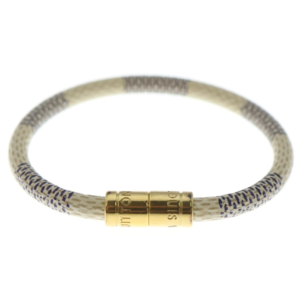 LOUIS VUITTON(ルイヴィトン) ダミエアズール ブラスレ ブレスレット アイボリー M6607E ゴールド金具