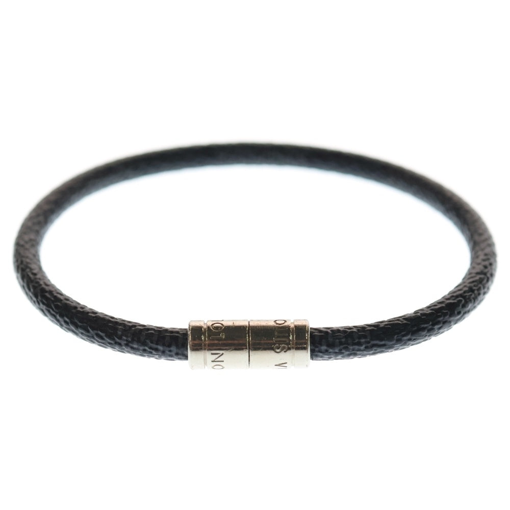 LOUIS VUITTON(ルイヴィトン) ダミエグラフィット ブラスレ ブレスレット ブラック M6140E シルバー金具