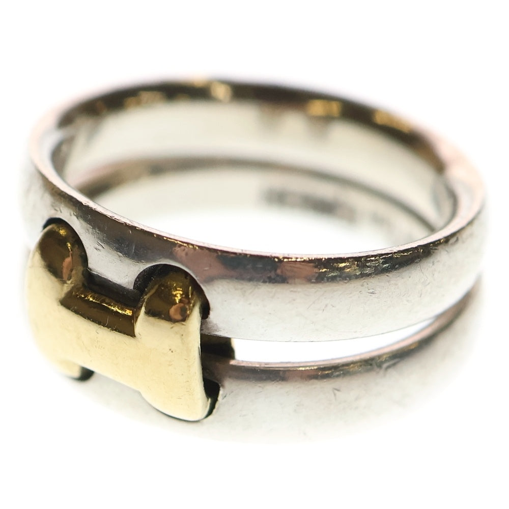 HERMES(エルメス) オランプ リング 750YG×SV925 54 指輪