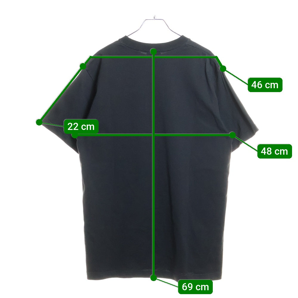 Christian Dior(クリスチャンディオール) Christian Dior Couture クルーネックロゴ半袖Tシャツカットソー ブラック 443J696A0554