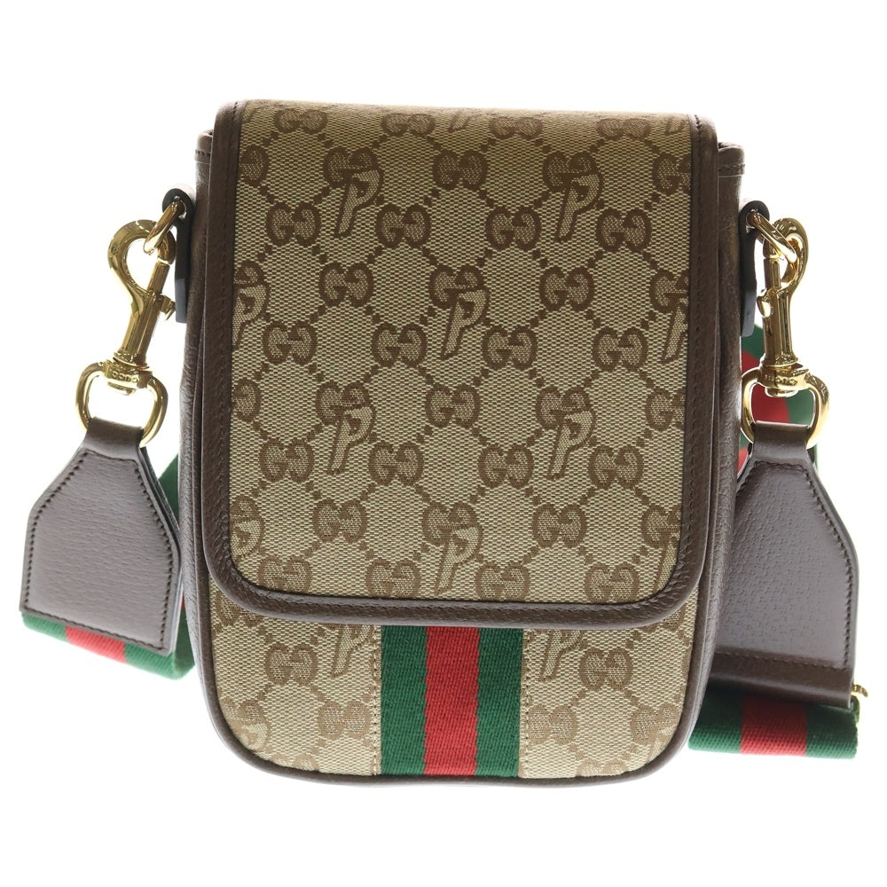 GUCCI(グッチ) ×PALACE パレス GGキャンバス ショルダーバッグ