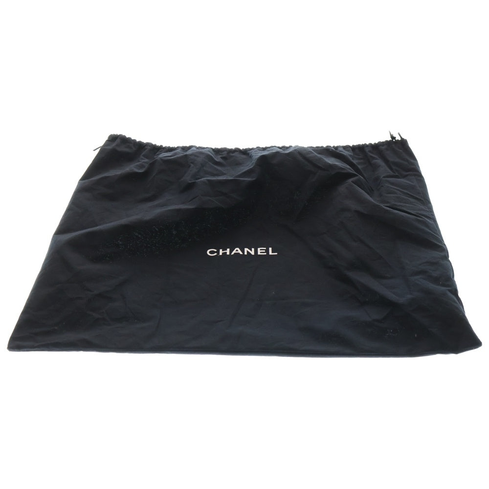 CHANEL(シャネル) ニュートラベルライン トートMM トートバッグ ハンドバッグ ブラック レザー×ナイロン