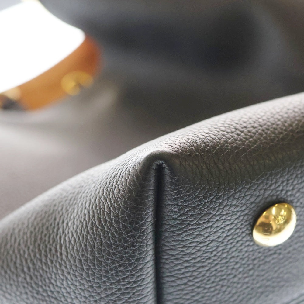 LOUIS VUITTON(ルイヴィトン) ロウキー・ホーボーPM モノグラムポーチ付レザーハンドバッグ ワンショルダーバッグ ブラック M25352 レディース