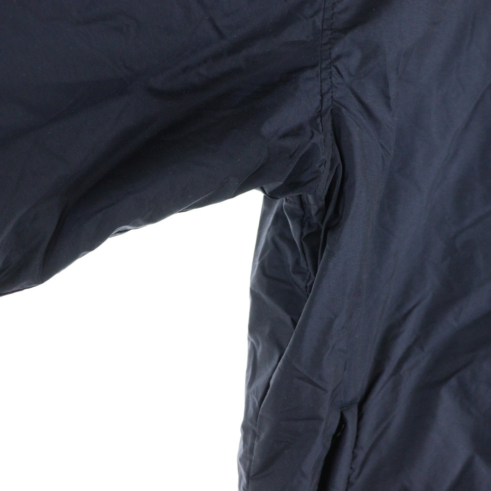 The Ennoy Professional(エンノイプロフェッショナル) 25AW Padded Nylon Coach Jacket パデット ナイロン ワッペンロゴ 中綿 スナップボタン コーチジャケット ネイビー AW25BRENJK04LP