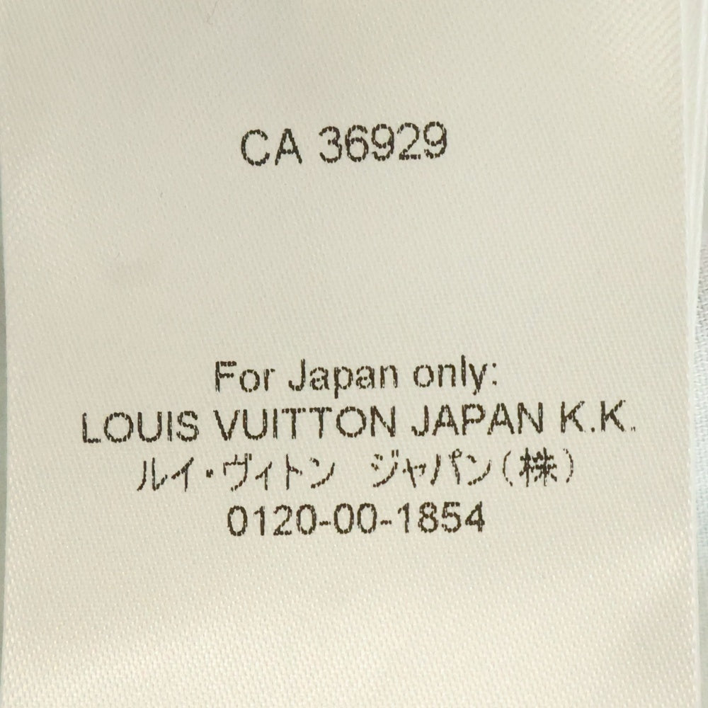LOUIS VUITTON(ルイヴィトン) 23AW モノグラム クレープ 総柄プリント オープンカラー レーヨン 半袖シャツ グリーン RM232M ZR1 HPS25W