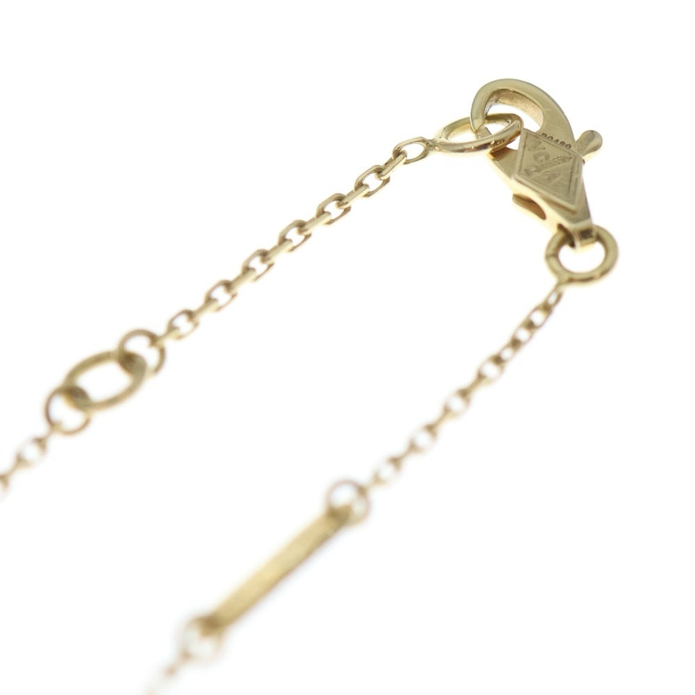 Van Cleef & Arpels(ヴァンクリーフアンドアーペル) スウィートアルハンブラ マザーオブパール シェル ペンダント ネックレス K18YG イエローゴールド VCARF69100 レディース