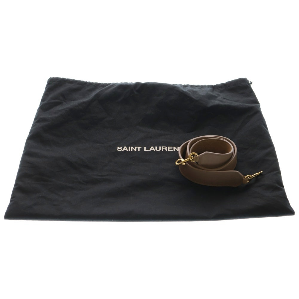 SAINT LAURENT PARIS(サンローランパリ) ベイビーダウンタウンカバス 2WAYバッグ ショルダーバッグ ハンドバッグ ピンクベージュ レザー ゴールド金具 レディース