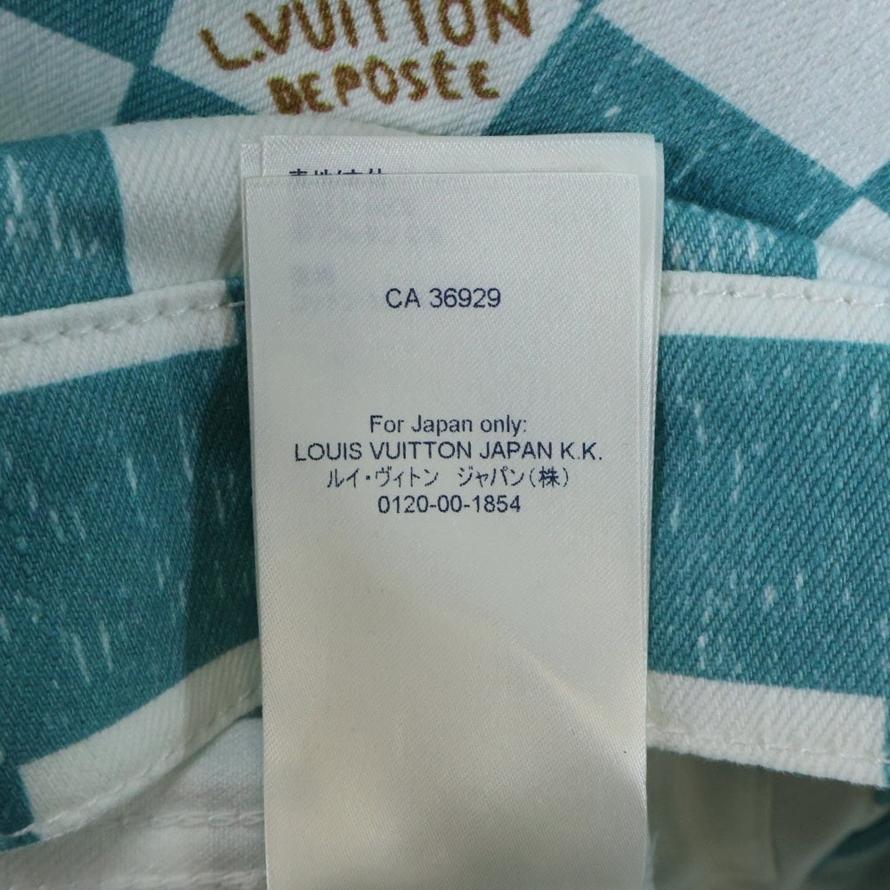 LOUIS VUITTON(ルイヴィトン) 21AW ダミエデニムチェッカートラッカージャケット RM2129 IM3 HLA20W