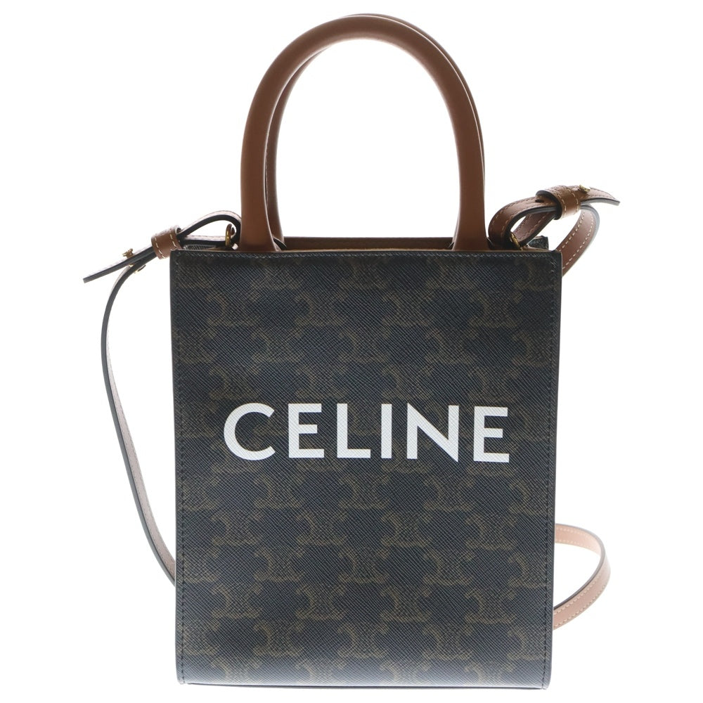 セリーヌ　ミニバーティカル　トリオンフ　CELINE CELINE(セリーヌ) トリオンフ ミニバーティカル トートバッグ ミニ