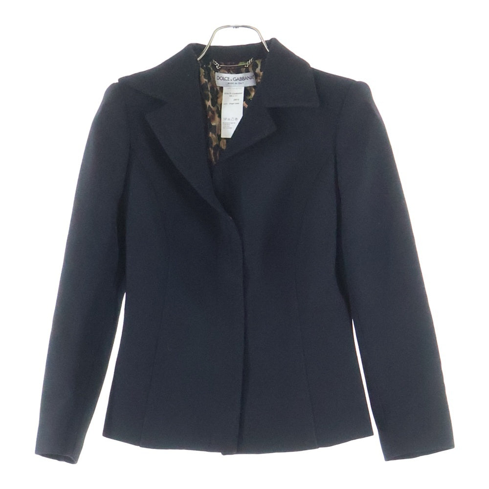 DOLCE & GABBANA(ドルチェアンドガッバーナ) 裏地レオパード総柄 4B