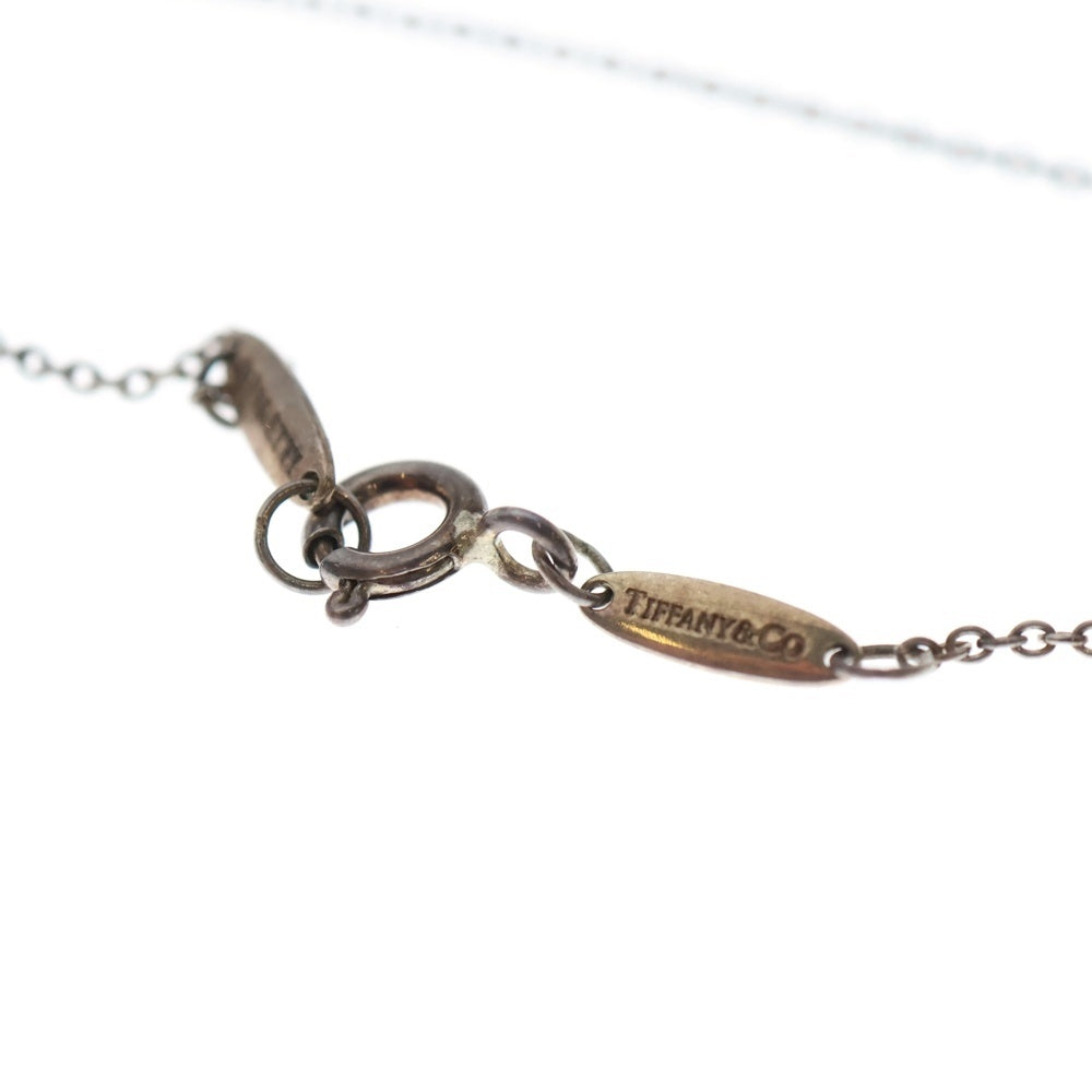 TIFFANY & Co.(ティファニー) バイザヤード 3P ネックレス ペンダント チェーン アクアマリン ブルー SV925