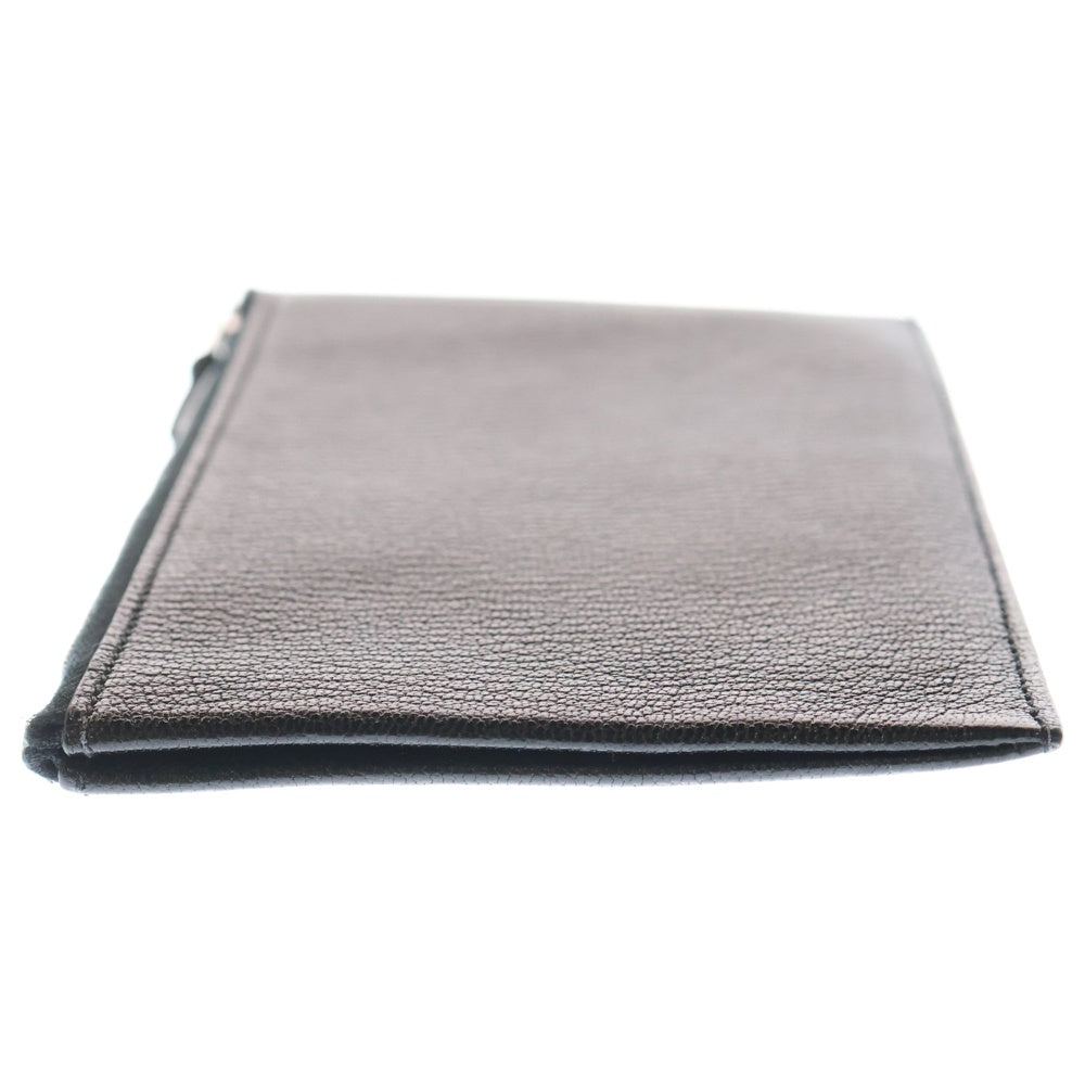 HERMES(エルメス) クラリスGM シェーブル ポーチ ケース 小物入れ ブラック レザー □H シルバー金具 レディース