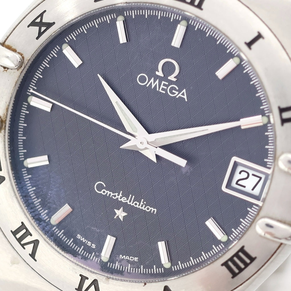 OMEGA(オメガ) コンステレーション デイト ネイビー文字盤 ステンレス クォーツ 腕時計 1512.40