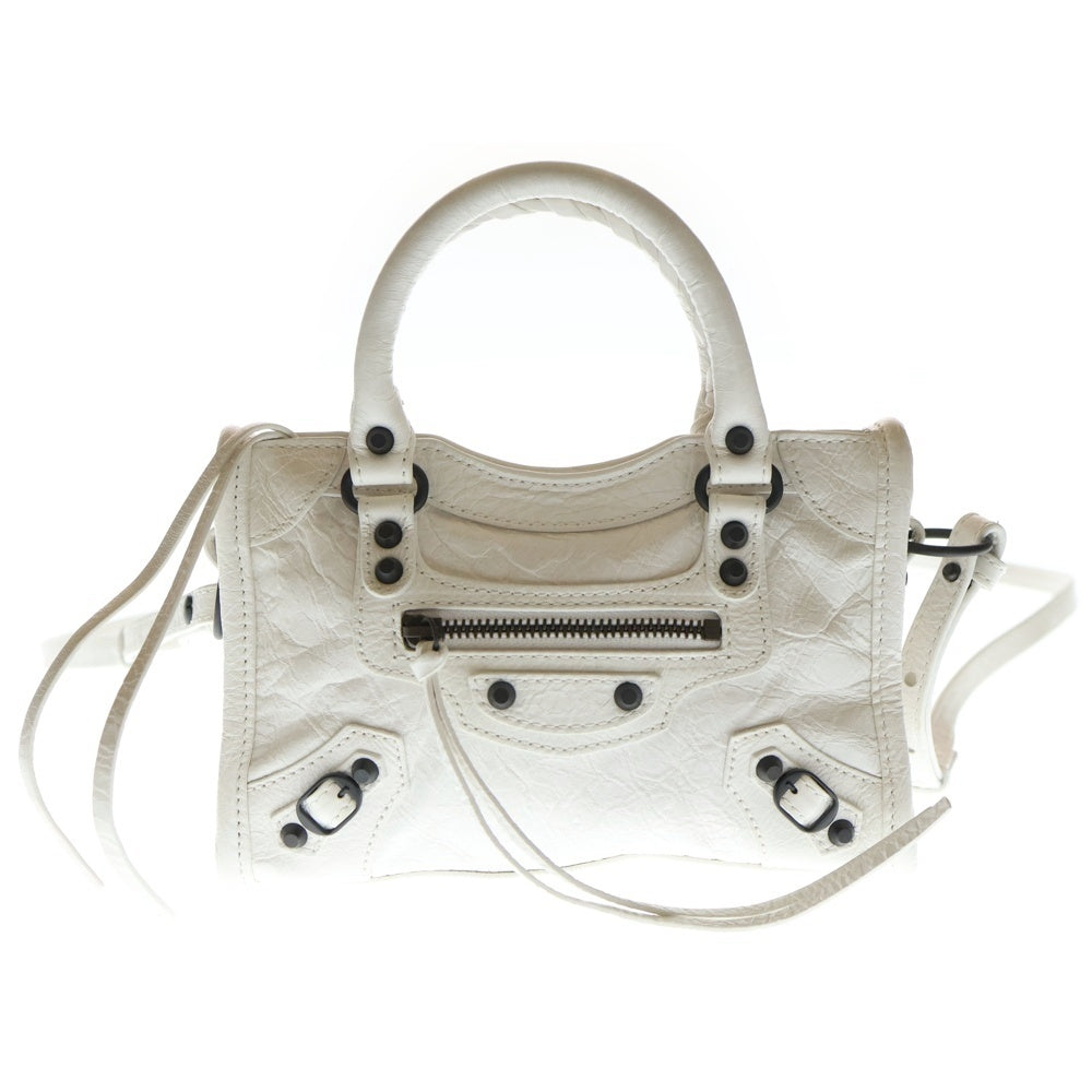 ✨超激レア✨BALENCIAGA シティ 2way ハンドバッグ ワンショルダー BALENCIAGA(バレンシアガ) Le City ル シティ ナノ レザー 2WAY ハンド