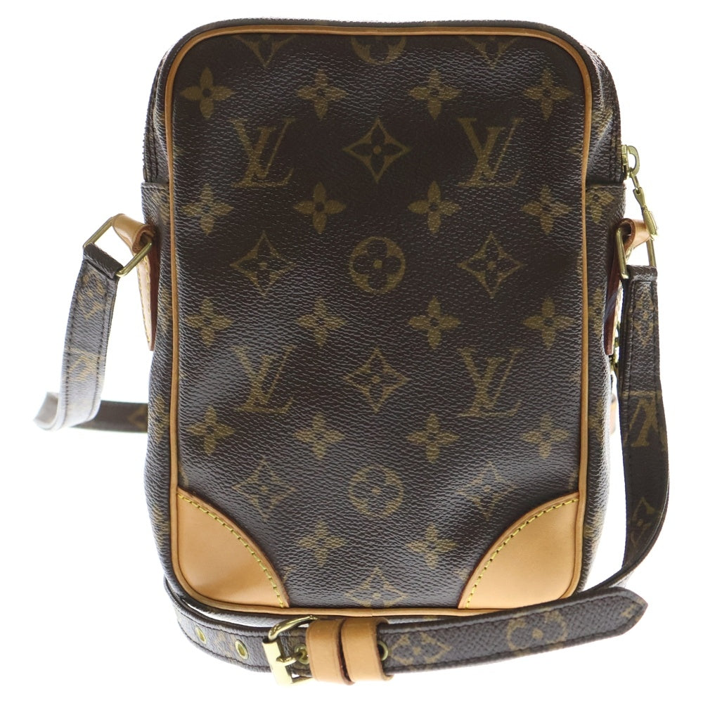 LOUIS VUITTON(ルイヴィトン) モノグラム アマゾン ショルダーバッグ ミニバッグ ブラウン レザー×PVC M45236 ゴールド金具 レディース