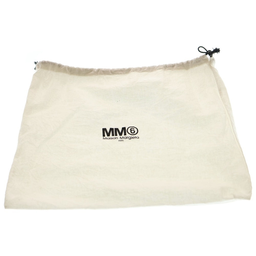 MM6 Maison Margiela(エムエムシックスメゾンマルジェラ) ジャパニーズ アコーディオン バッグ ブラック レザー ハンドバッグ