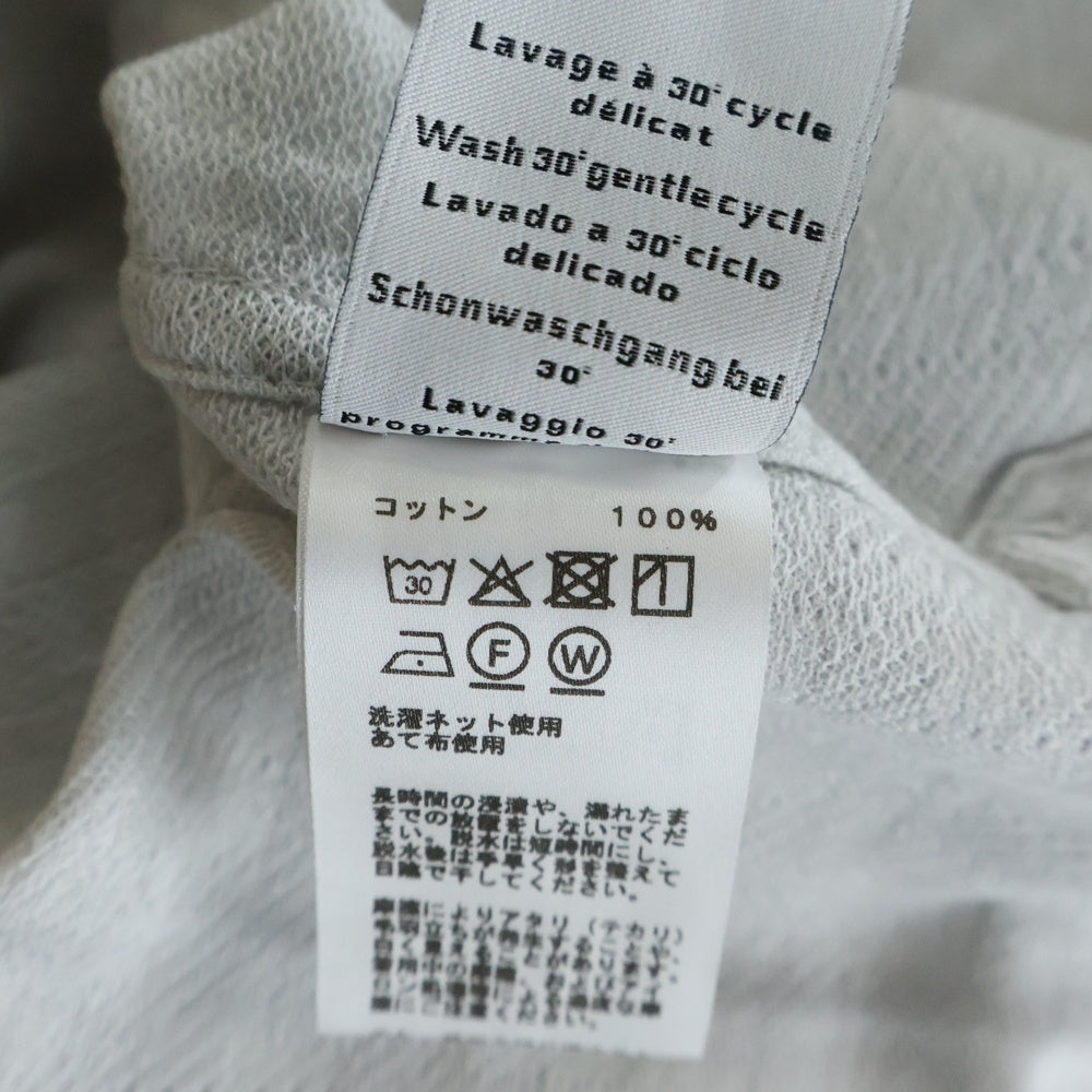 HERMES(エルメス) 総柄プリント クルーネック 半袖Tシャツ カットソー グレー