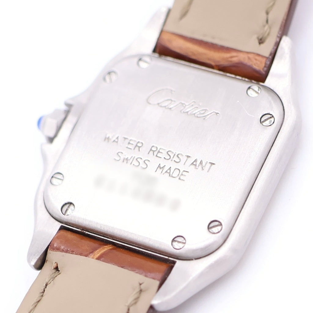 Cartier(カルティエ) パンテール クラシック フィガロ SM SS×YG×革/QZ ステンレス イエローゴールド クォーツ 電池式 腕時計 カルティエケア確認済 W250295A 白文字盤 1120C116880