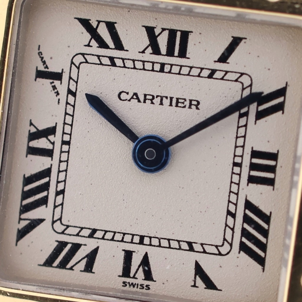 Cartier(カルティエ) パンテール クラシック フィガロ SM SS×YG×革/QZ ステンレス イエローゴールド クォーツ 電池式 腕時計 カルティエケア確認済 W250295A 白文字盤 1120C116880