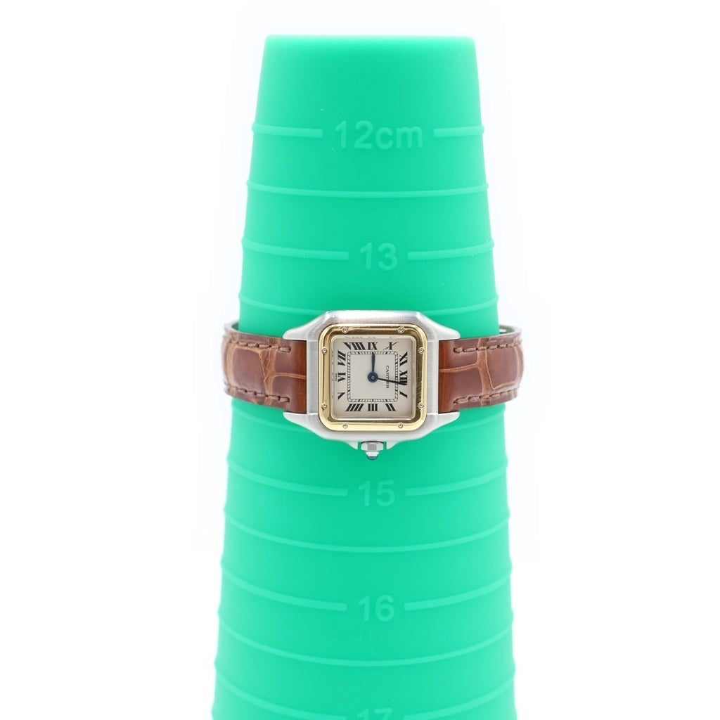 Cartier(カルティエ) パンテール クラシック フィガロ SM SS×YG×革/QZ ステンレス イエローゴールド クォーツ 電池式 腕時計 カルティエケア確認済 W250295A 白文字盤 1120C116880