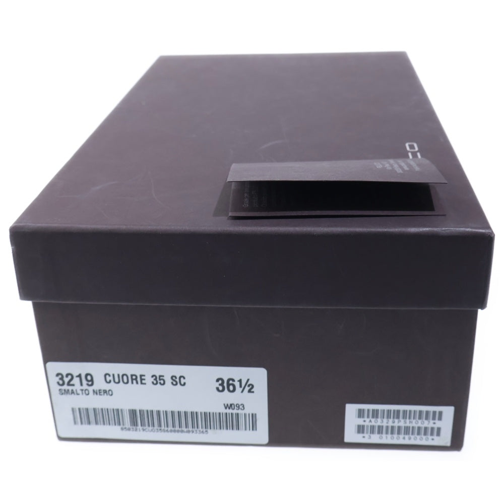 PELLICO(ペリーコ) パテント バックスリング パンプス ブラック レディース