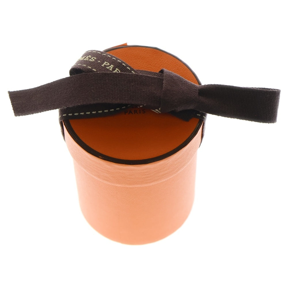 HERMES(エルメス) ツイリー GUEPARDS BANDANA ブラン×オランジュキュイ シルク レディース