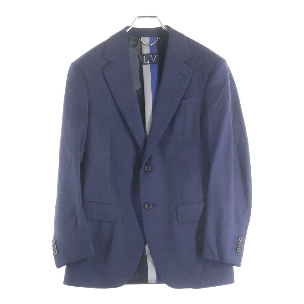LOUIS VUITTON(ルイヴィトン) シングルチェック 2B テーラード セットアップスーツ ネイビー RM192F OTJ HHCF1E