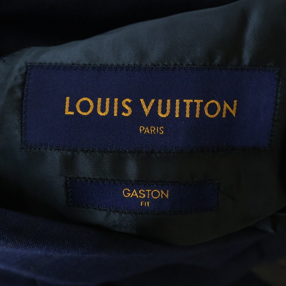LOUIS VUITTON(ルイヴィトン) シングルチェック 2B テーラード セットアップスーツ ネイビー RM192F OTJ HHCF1E