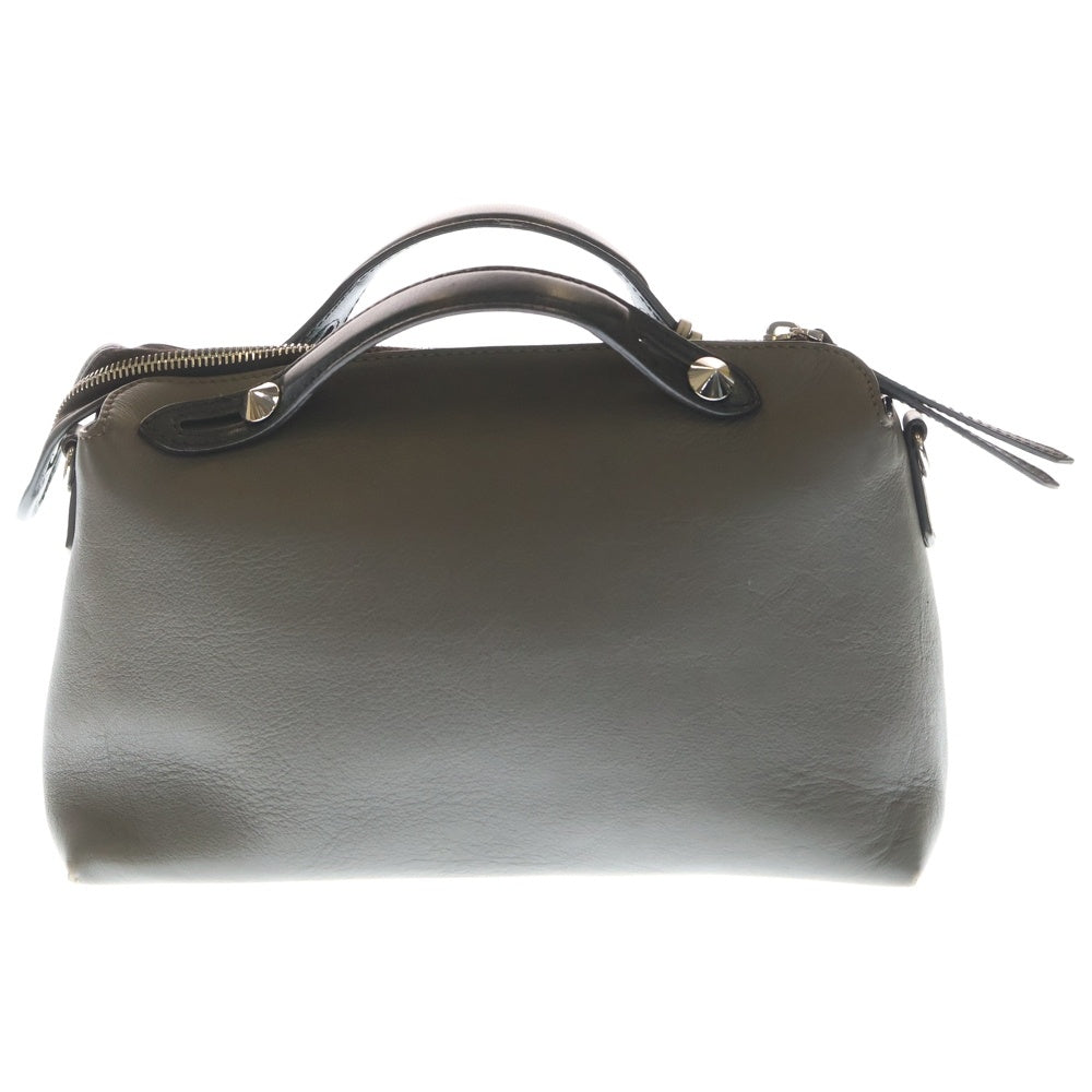 FENDI(フェンディ) バイザウェイ 2WAY ハンドバッグ ショルダーバッグ グレージュ レザー 8BL124 シルバー金具 レディース