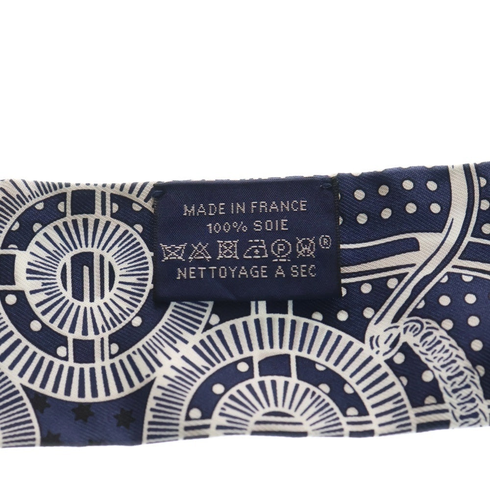 HERMES(エルメス) ツイリー エプロン ドール シルクスカーフ ネイビー レディース