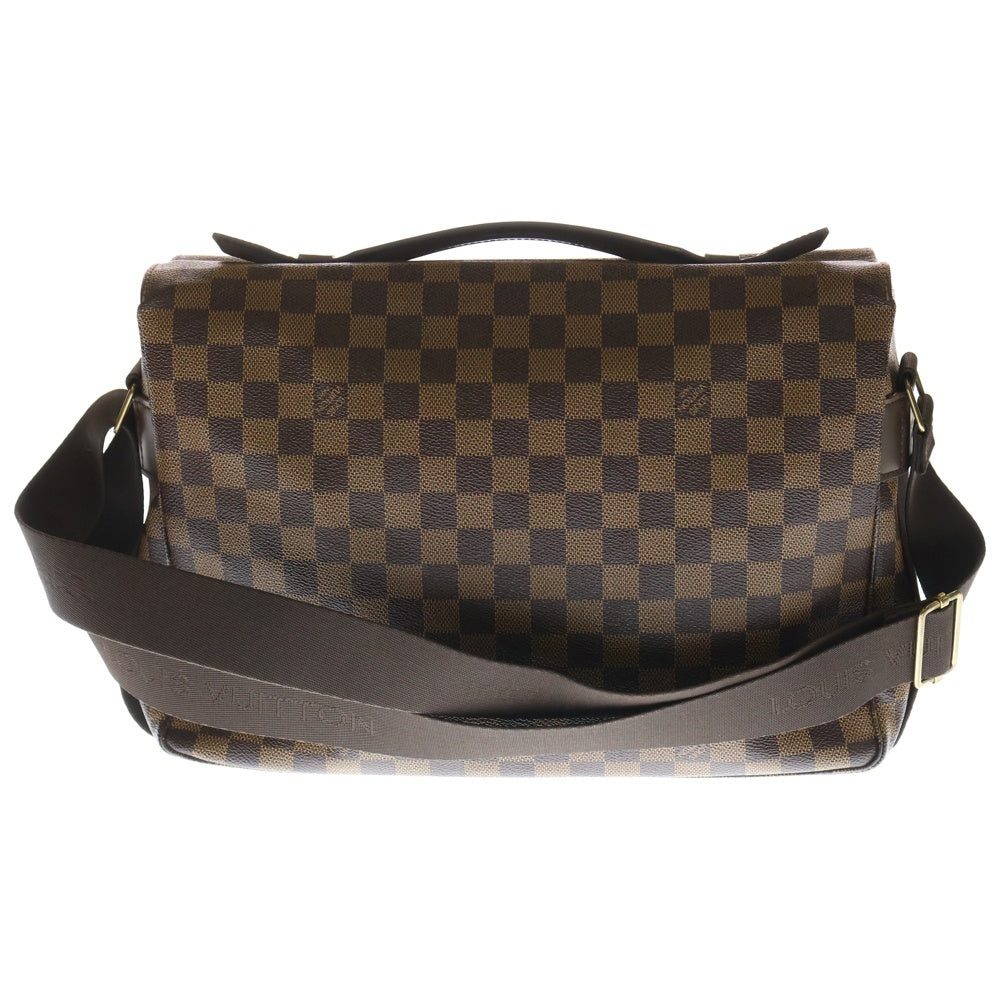 LOUIS VUITTON(ルイヴィトン) ダミエ ブロードウェイ ショルダーバッグ ハンドバッグ ブラウン レザー×PVC N42270 ゴールド金具 レディース