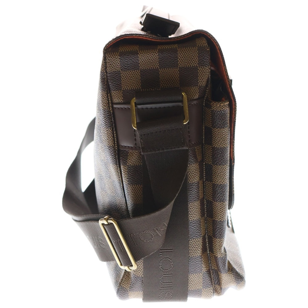 LOUIS VUITTON(ルイヴィトン) ダミエ ブロードウェイ ショルダーバッグ ハンドバッグ ブラウン レザー×PVC N42270 ゴールド金具 レディース