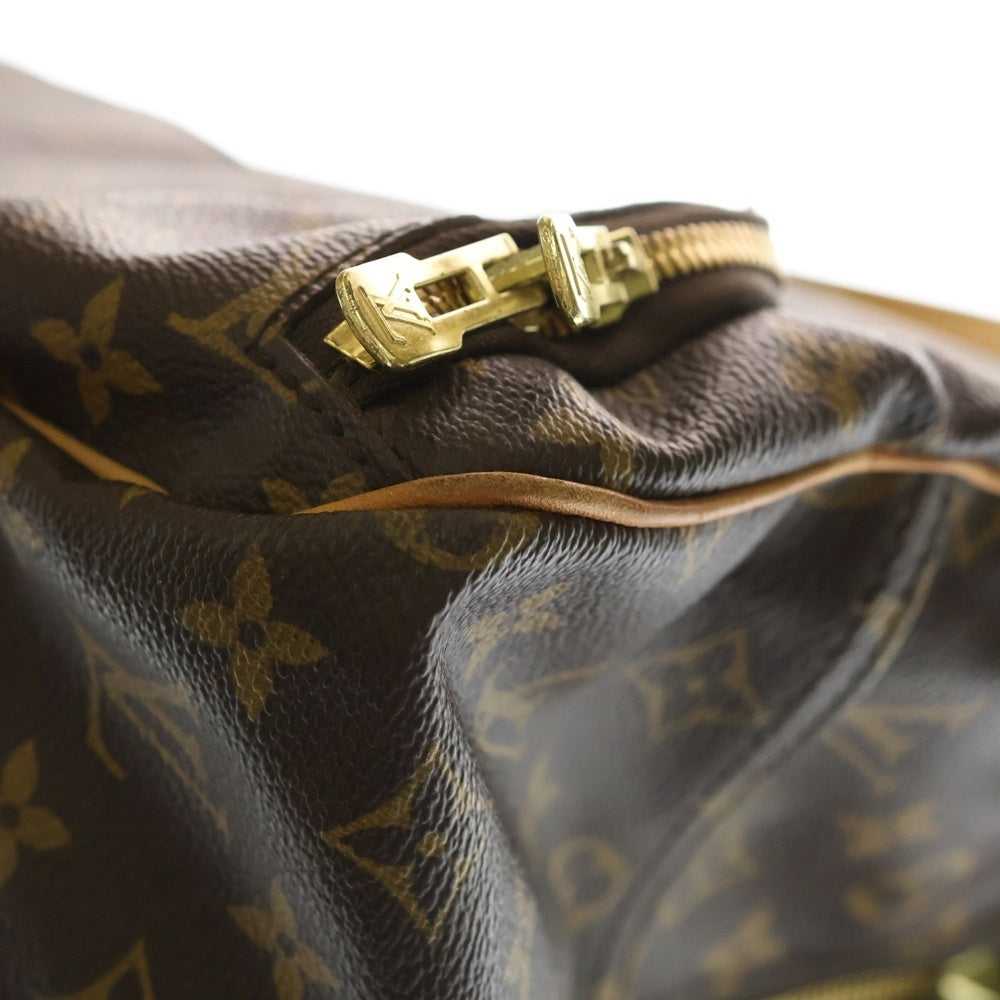 LOUIS VUITTON(ルイヴィトン) モノグラム エヴァジオン トートバッグ ハンドバッグ ブラウン レザー×PVC M41443 ゴールド金具