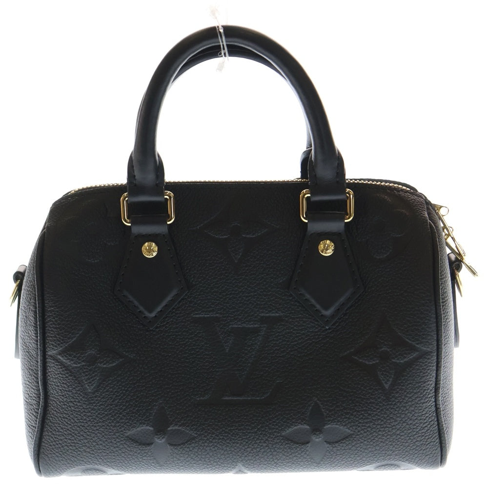 LOUIS VUITTON(ルイヴィトン) モノグラム アンプラント スピーディバンドリエール20 2WAYバッグ ハンドバッグ ブラック レザー M58953 ゴールド金具 レディース