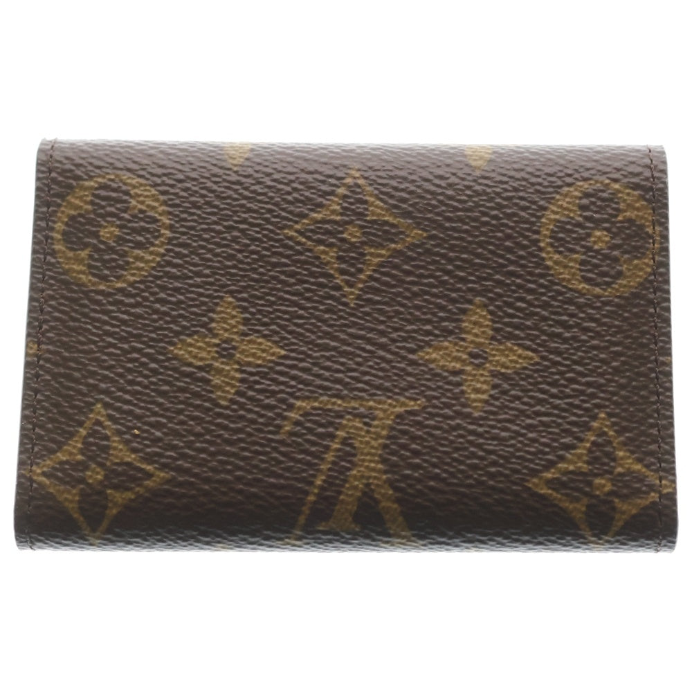 LOUIS VUITTON(ルイヴィトン) モノグラム ミュルティクレ6 フューシャ キーリング キーホルダー バッグチャーム ブラウン PVC M60701 ゴールド金具 レディース