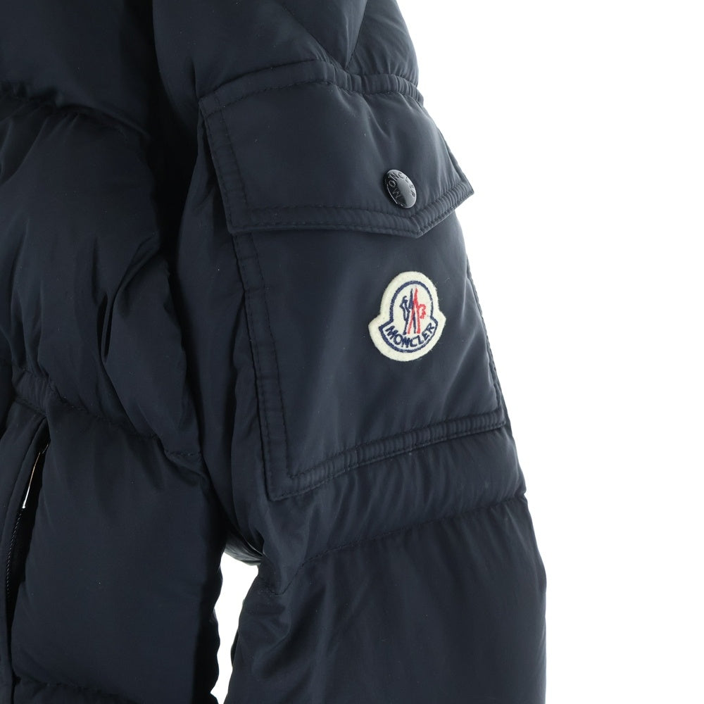 MONCLER(モンクレール) 23AW VEZERE ヴェゼール ワッペンロゴ フーデッド ジップアップ ダウンジャケット ネイビー I20911A00044 53333