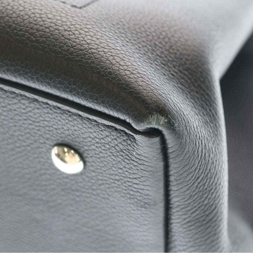 LOUIS VUITTON(ルイヴィトン) ロックミー ロゴ レザーハンドバッグ ショルダーバッグ ブラック M53730 レディース
