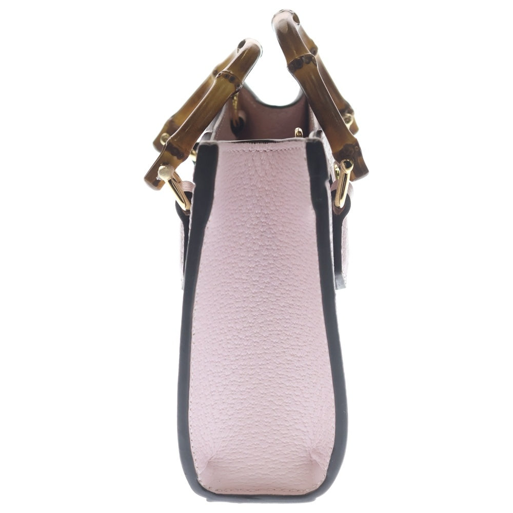 GUCCI(グッチ) ダイアナ ナノ ピンク ハンドバッグ ミニバッグ レザー 760251 レディース