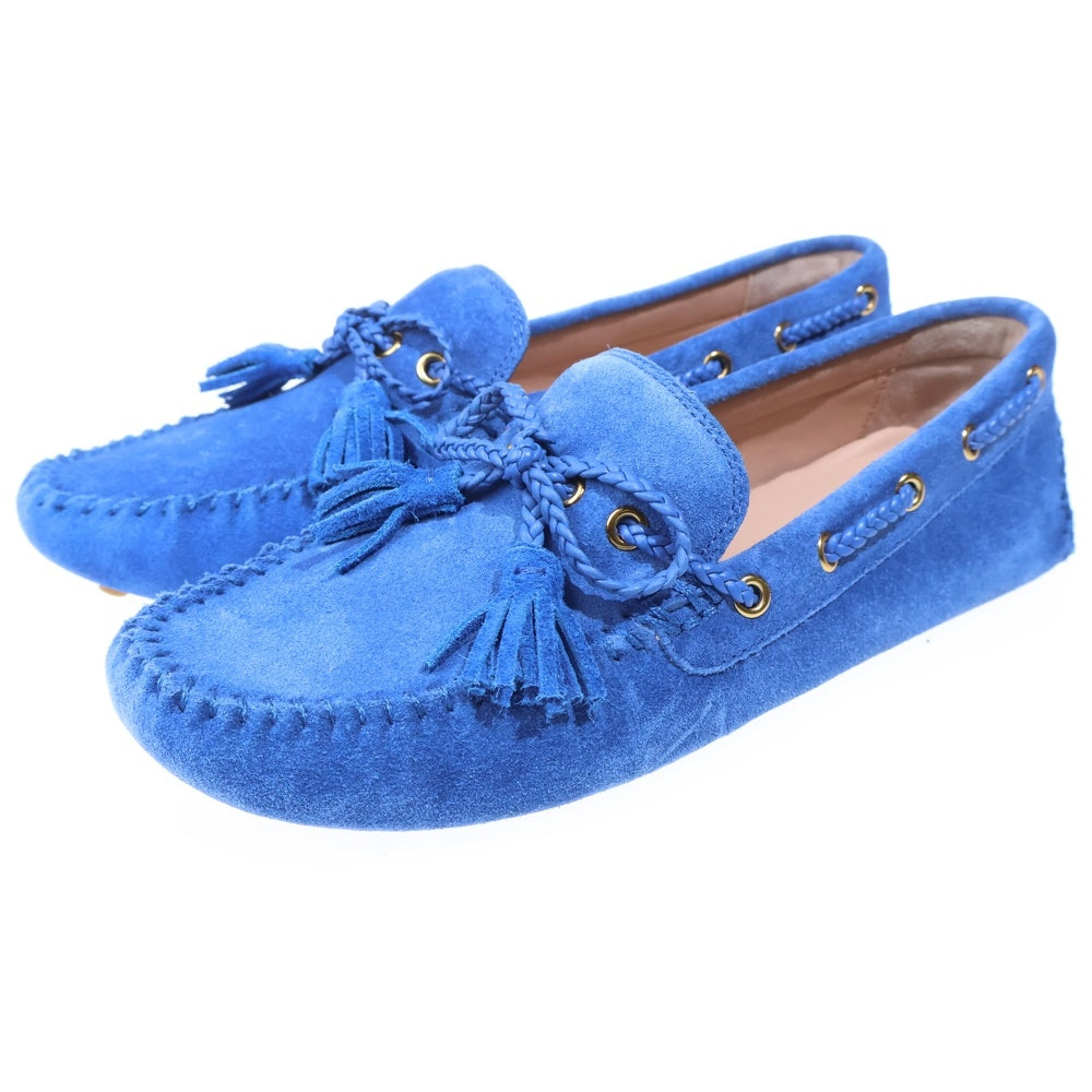 COLE HAAN(コール ハーン) ジセラ ドライバー スエードレザー シューズ ブルー レディース